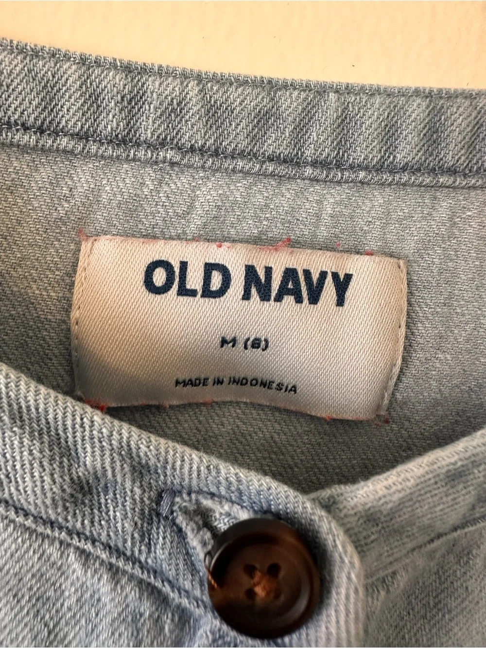 Old Navy Light Blue Tiered Denim-Style Girls Dress